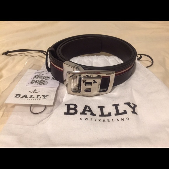 Bally Other - Bally Leather belt with signature web For men
